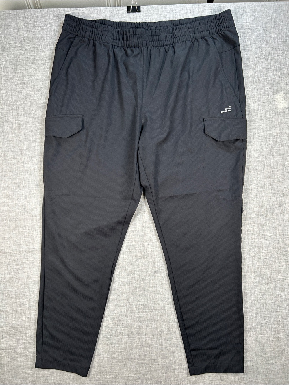 BCG Women’s 2XL Black Cargo Pants Stretch Pull On Athletic Utility